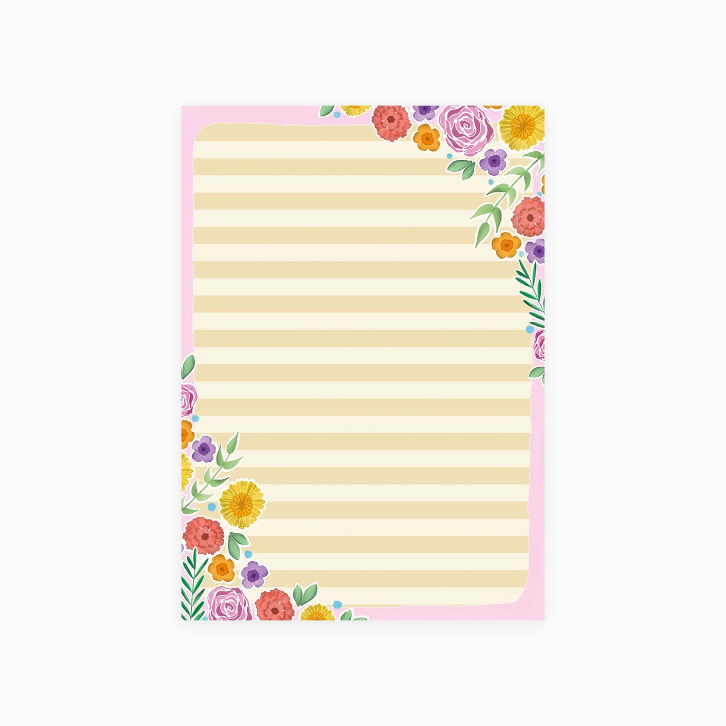 Watercolour Flowers Notepad