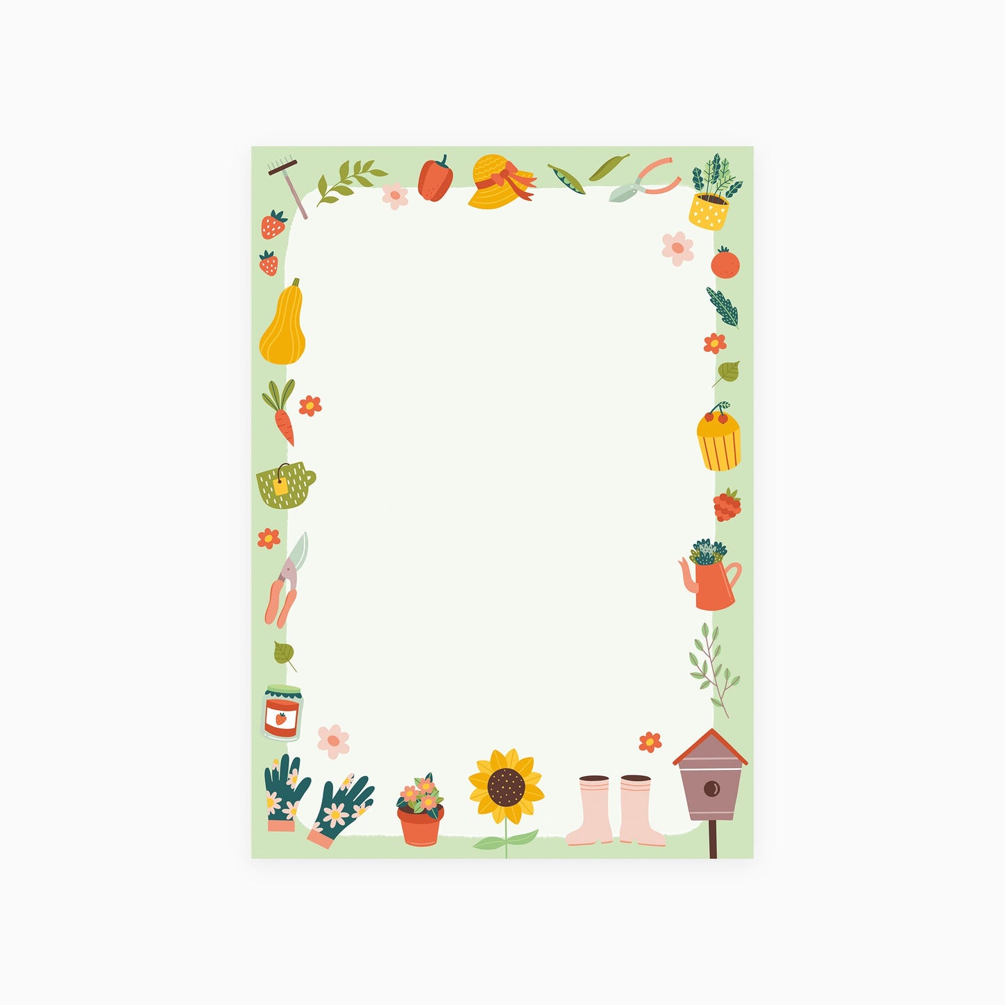 Out In The Garden Notepad