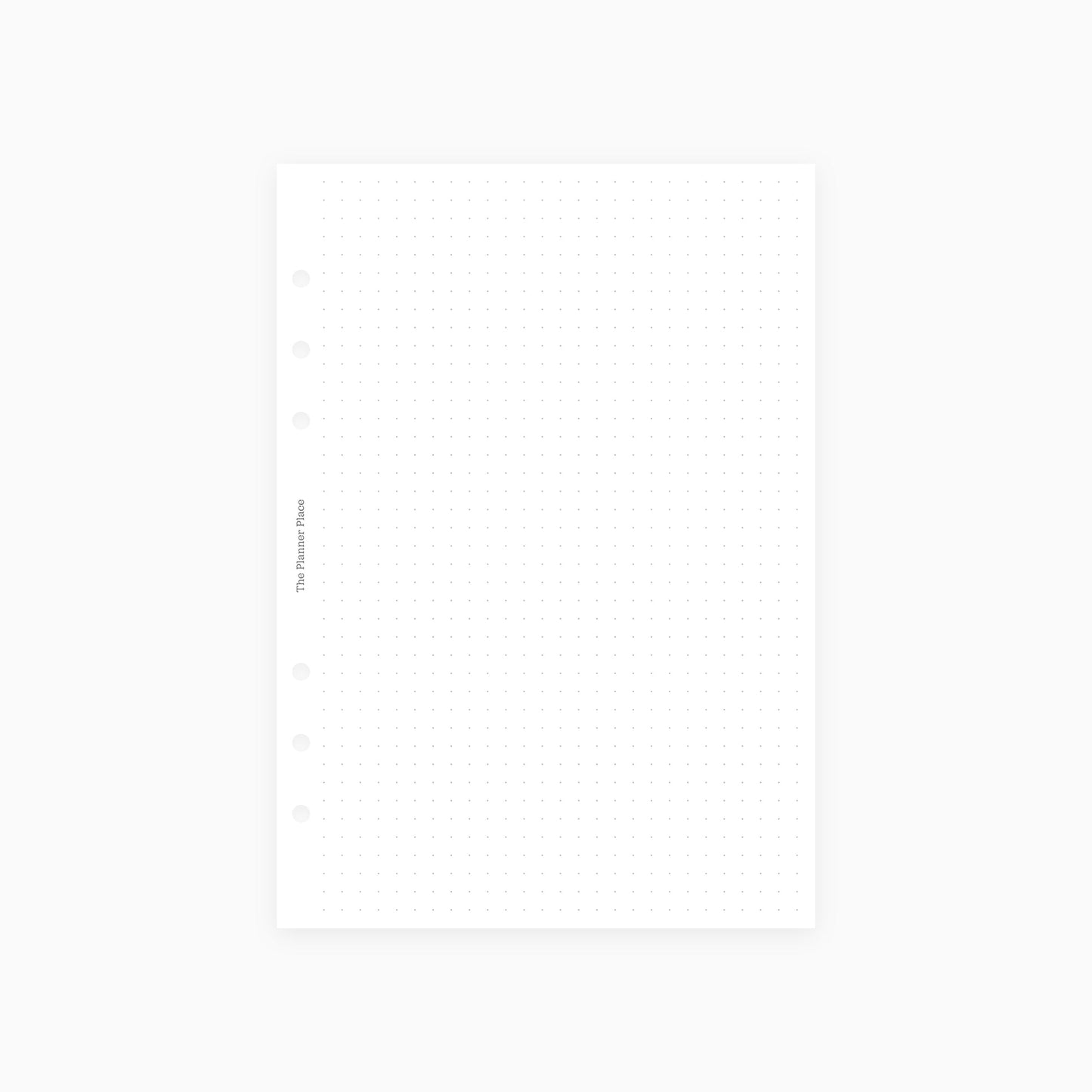 Dotted White A5 Inserts