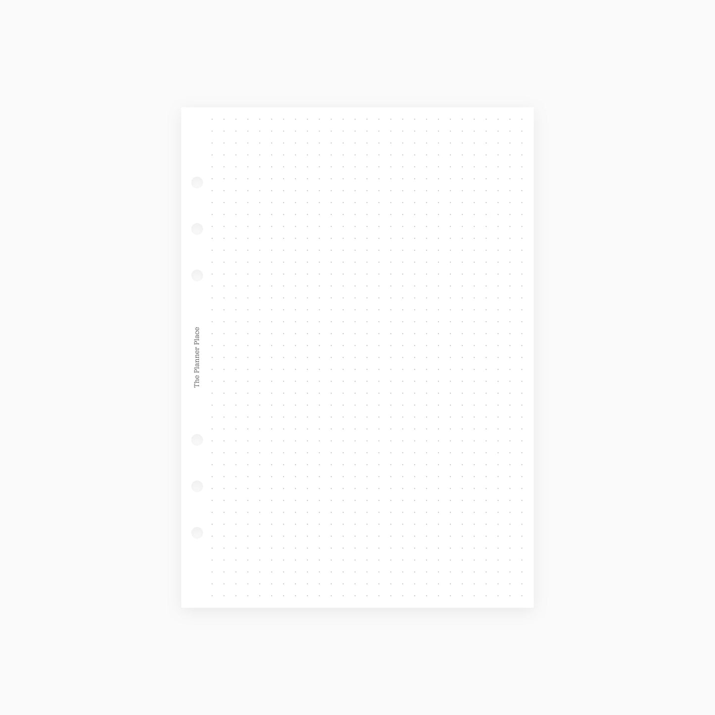 Dotted White A5 Inserts