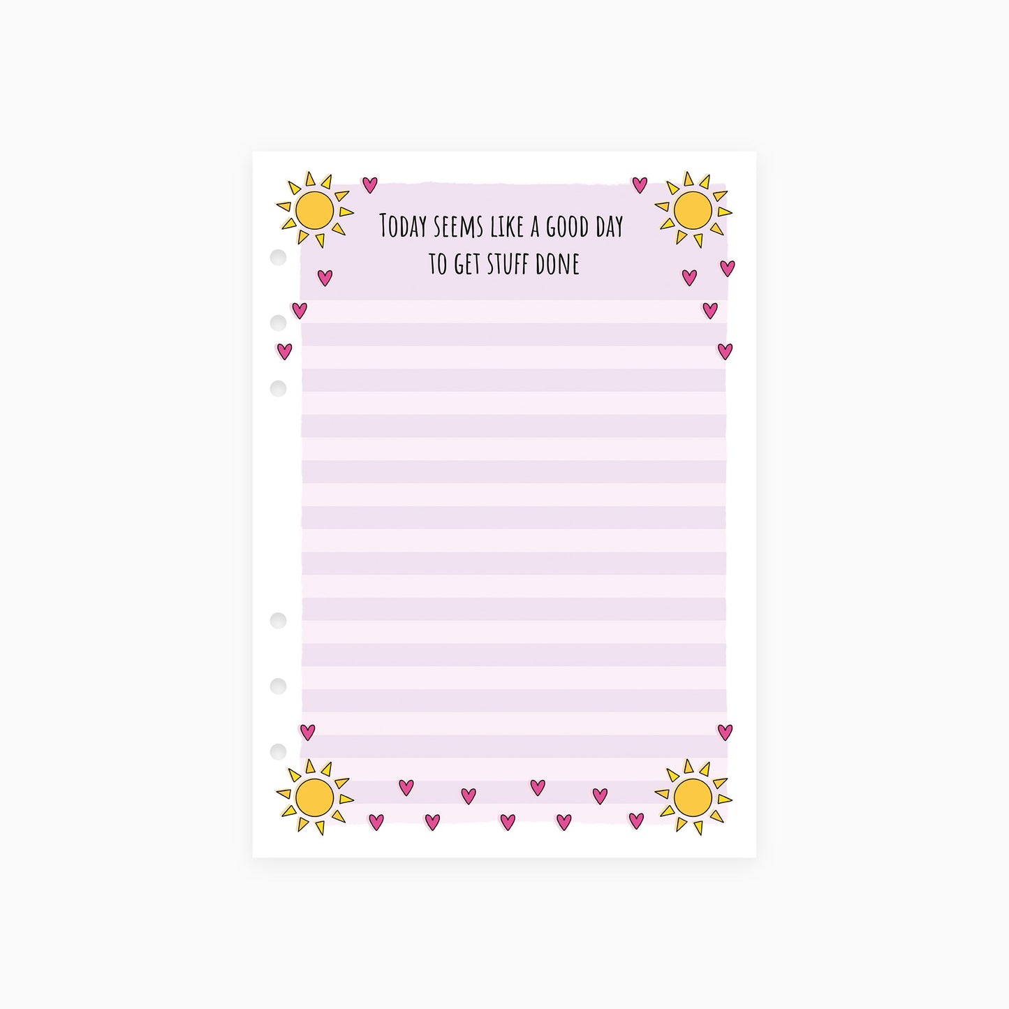 Get Stuff Done A5 Inserts