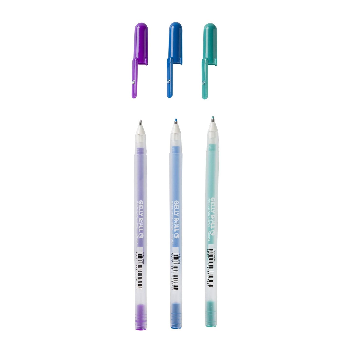 Sakura Gelly Roll Gel Pens - Moonlight Ocean, 3 Pack - Dotgrid