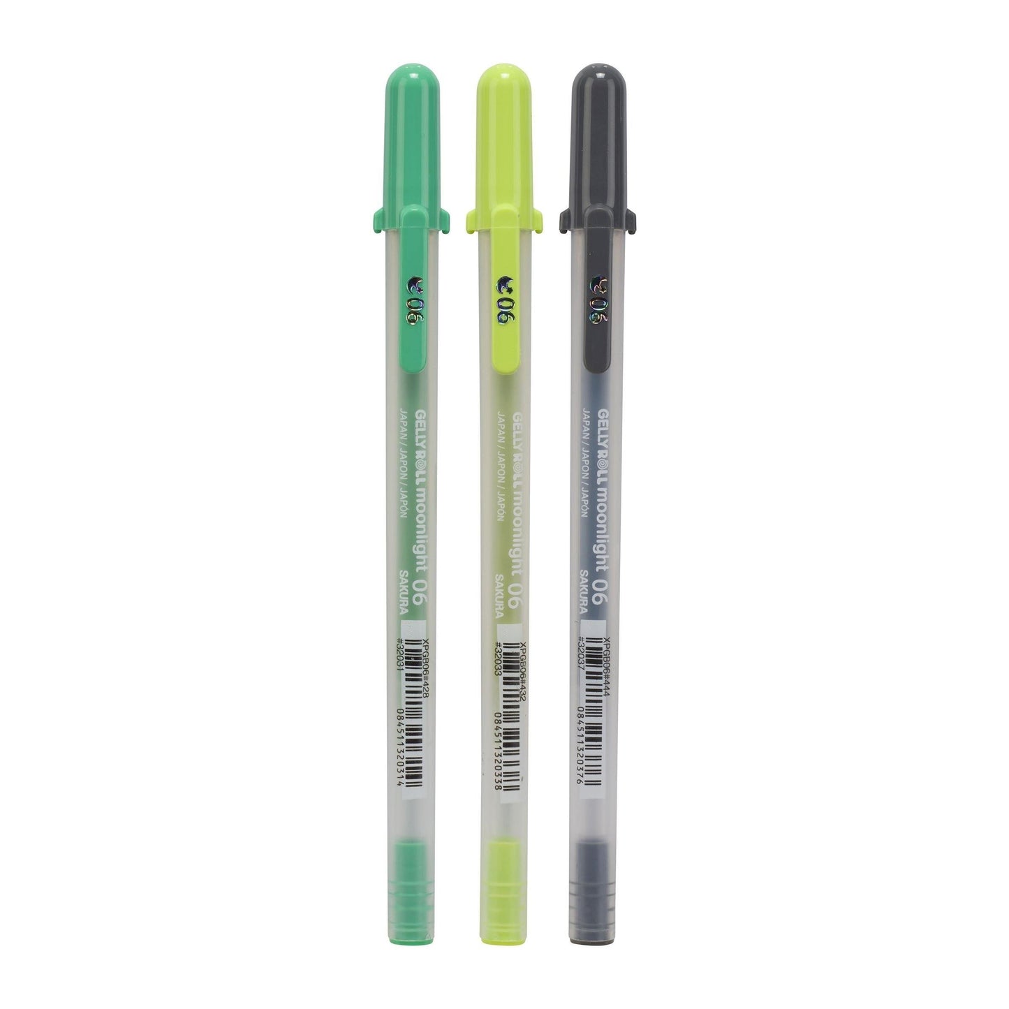 Sakura Gelly Roll Gel Pens - Moonlight 06 Botanical, 3 Pack - Dotgrid