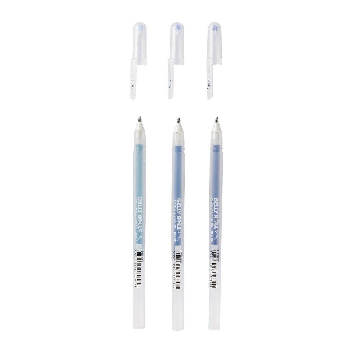 Sakura Gelly Roll Gel Pens - Stardust Ocean, 3 Pack - Dotgrid