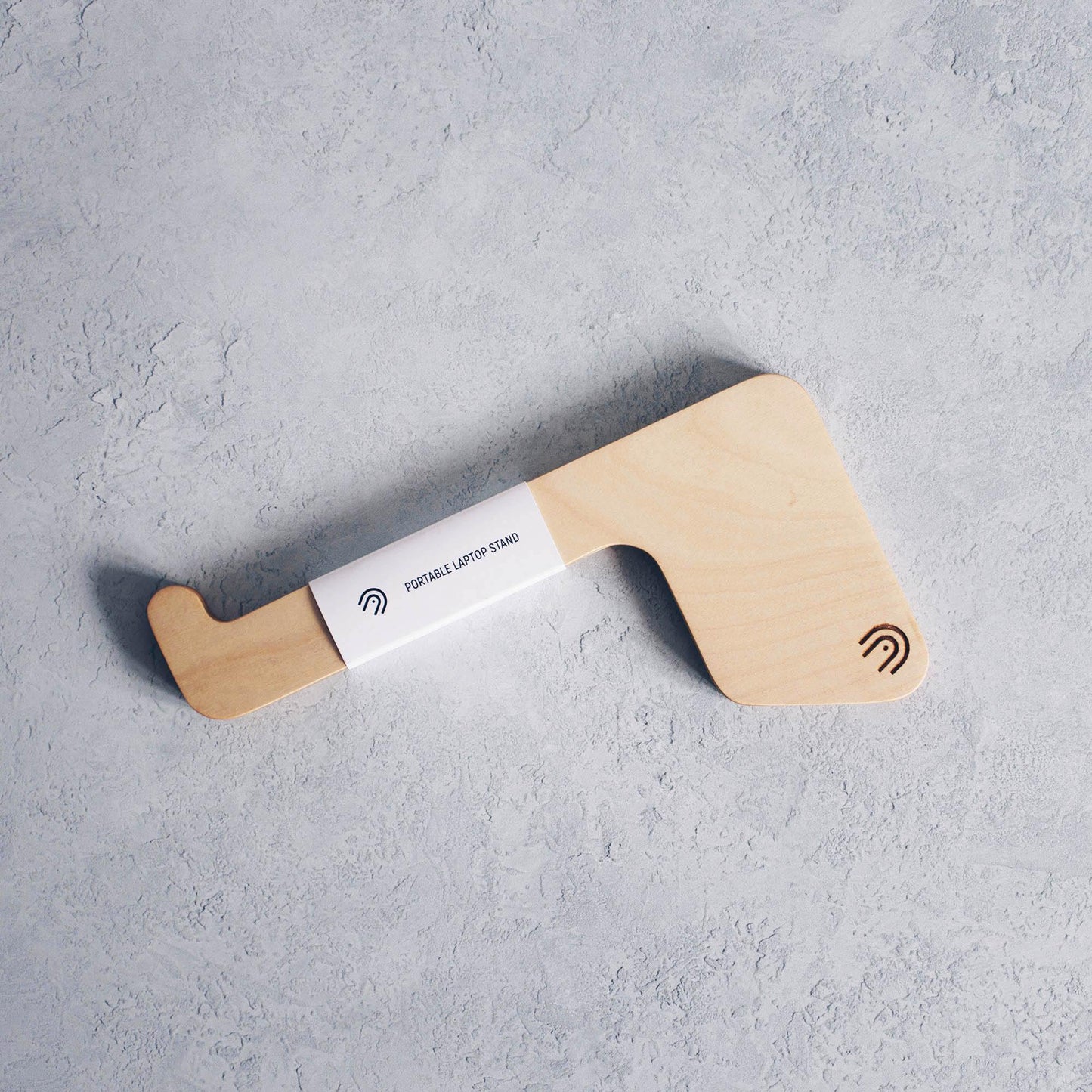 Portable Laptop Stand - Birch Wood - Dotgrid