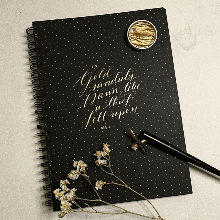 Black Paper Dot Grid Notebooks With Dotted Pages – Dotgrid