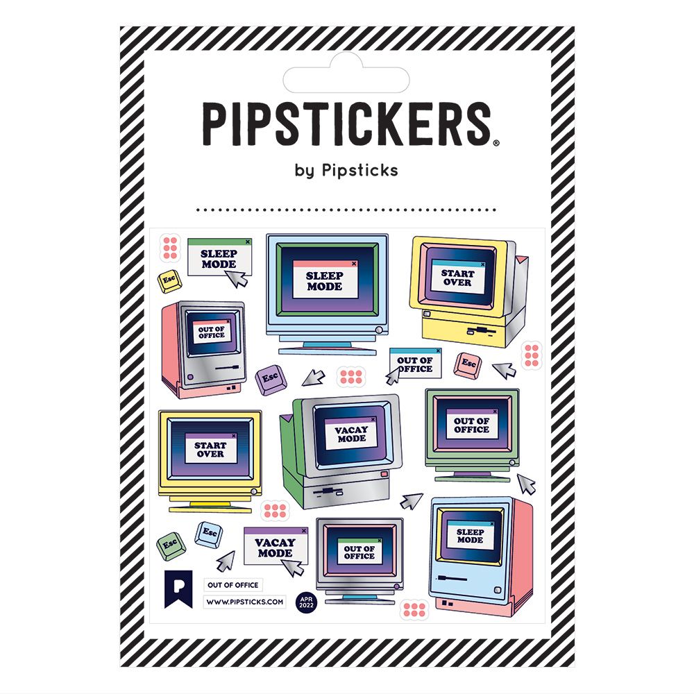 Off Work Sticker Out of Office Pipstickers – Dotgrid