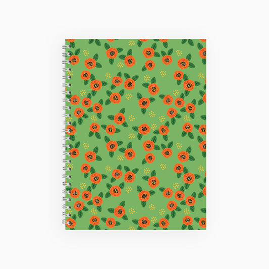 Poppies Spread Notebook