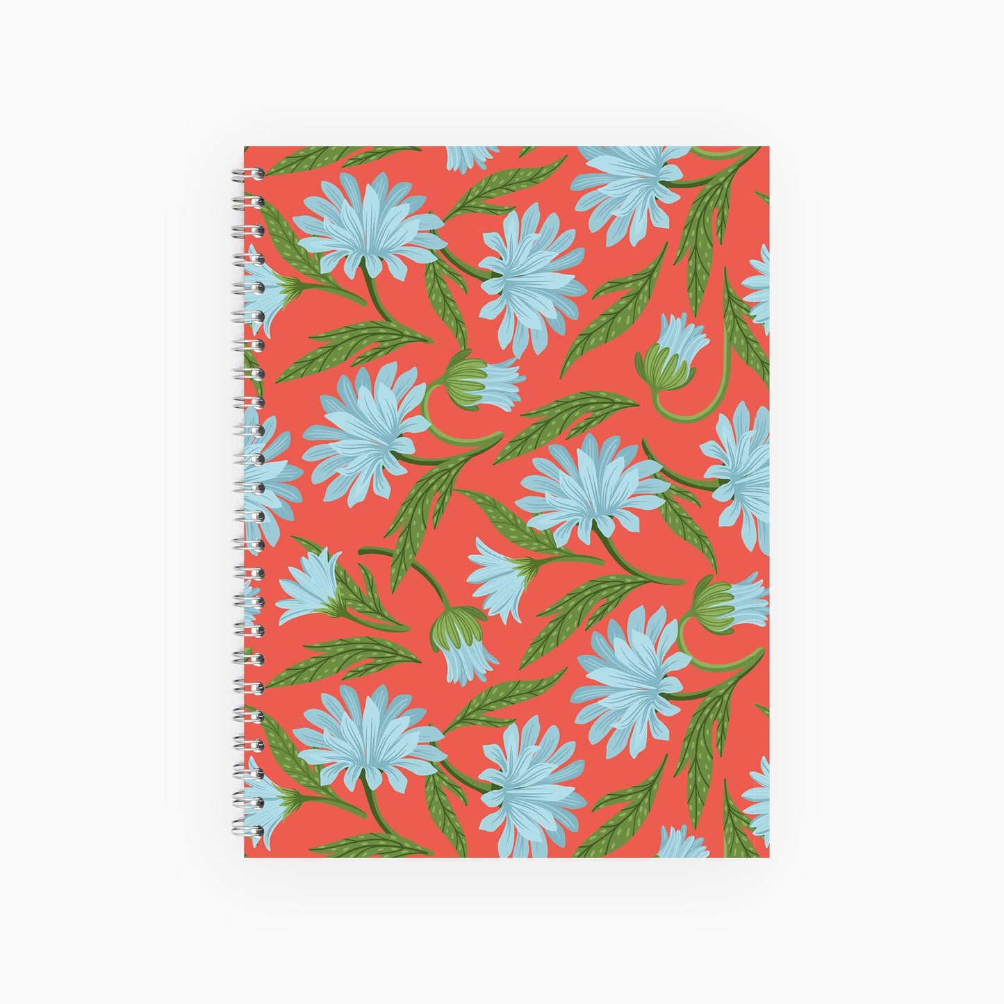 Blue Blossoms Notebook
