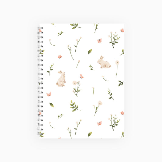 White Rabbit Notebook (White)