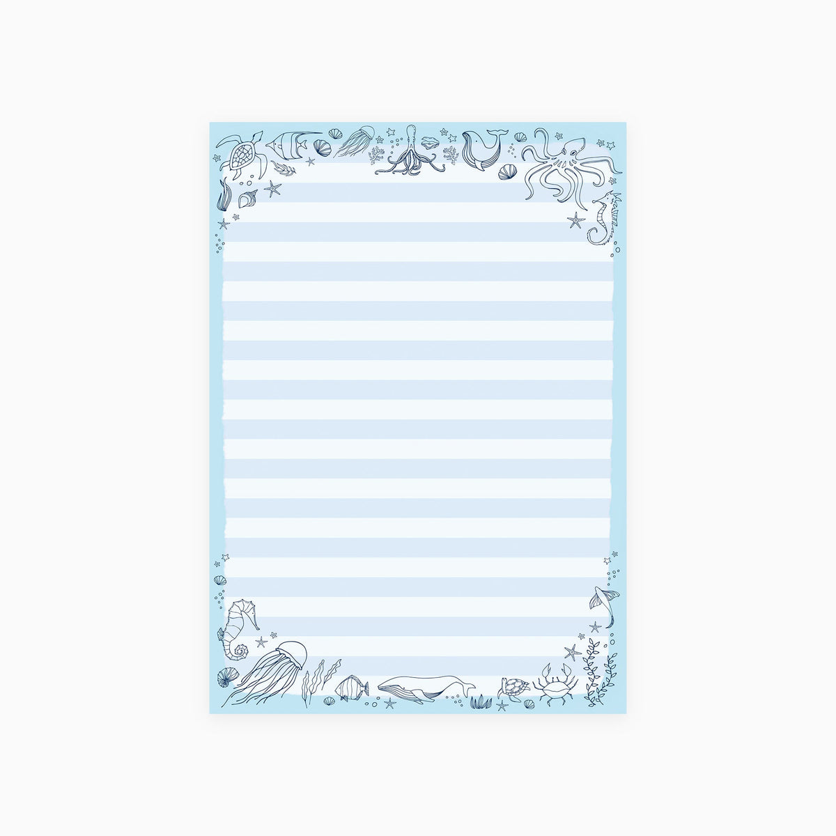 Under The Sea Notepad | Lined Notepad – Dotgrid