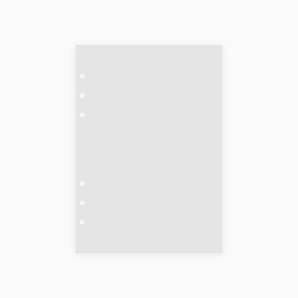 Blank Grey A5 Inserts | Organiser Inserts | Planner Inserts – Dotgrid