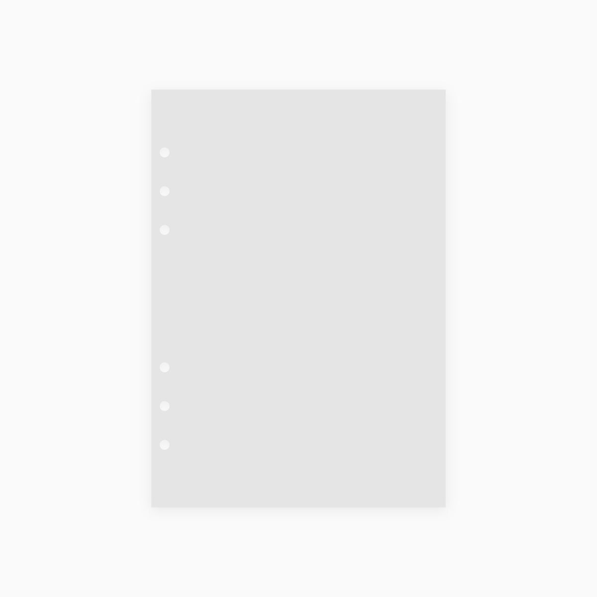 Blank Grey A5 Inserts | Organiser Inserts | Planner Inserts | Dotgrid