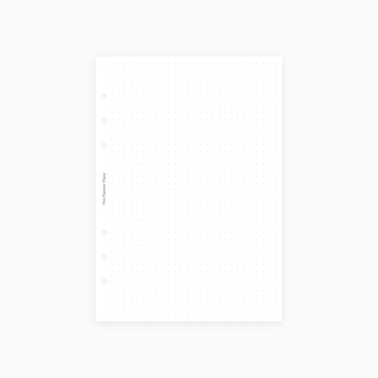 Dotted White A5 Inserts