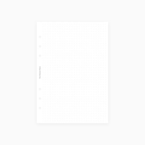 Dotted White A5 Inserts | Organiser Inserts | Planner Inserts – Dotgrid