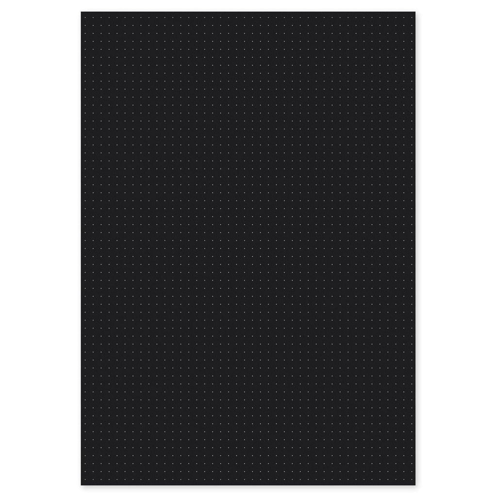 Black Dot Grid Loose-Leaf Paper A3/A4/A5/A6 - Dotgrid