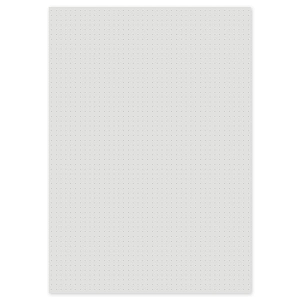 Grey Dot Grid Loose-Leaf Paper A3/A4/A5/A6 - Dotgrid