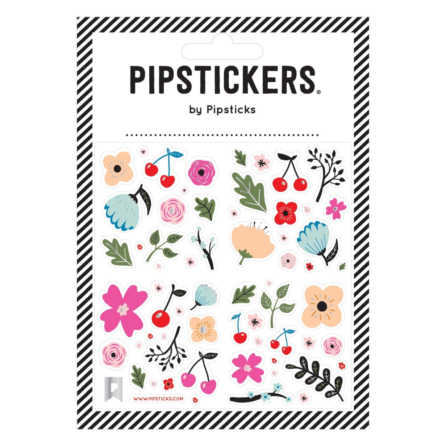 Cherries & Flowers PipStickers
