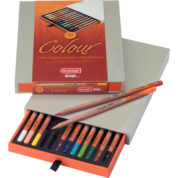 Bruynzeel Colour Pencils - 12 Pack - Dotgrid