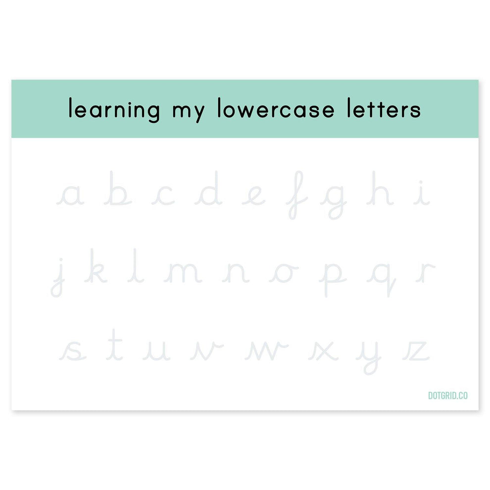 Pre Cursive Writing Style Lowercase Precursive Handwriting Worksheets For Kids | Learn To Write ...