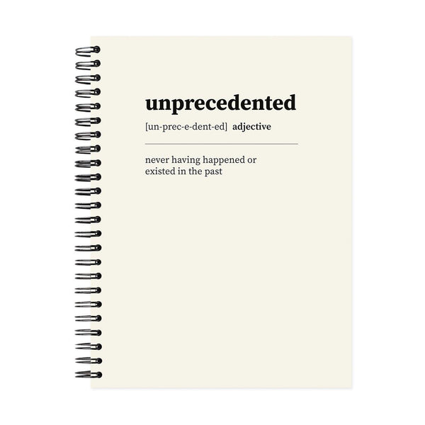 A5 Unprecedented Dot Grid Notebook - White Pages - Dotgrid