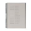 A5 Dot Grid Notebook - Grey Pages - Dotgrid