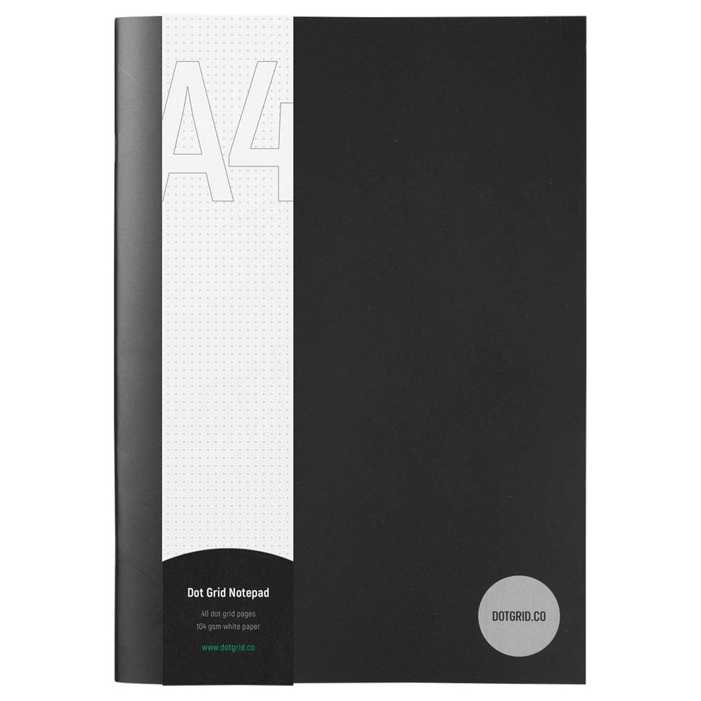 A4 Dot Grid Notepad With Dotted White Pages – Dotgrid