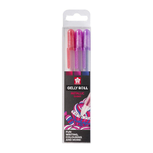 Sakura Gelly Roll Gel Pens - Metallic Sweets, 3 Pack - Dotgrid