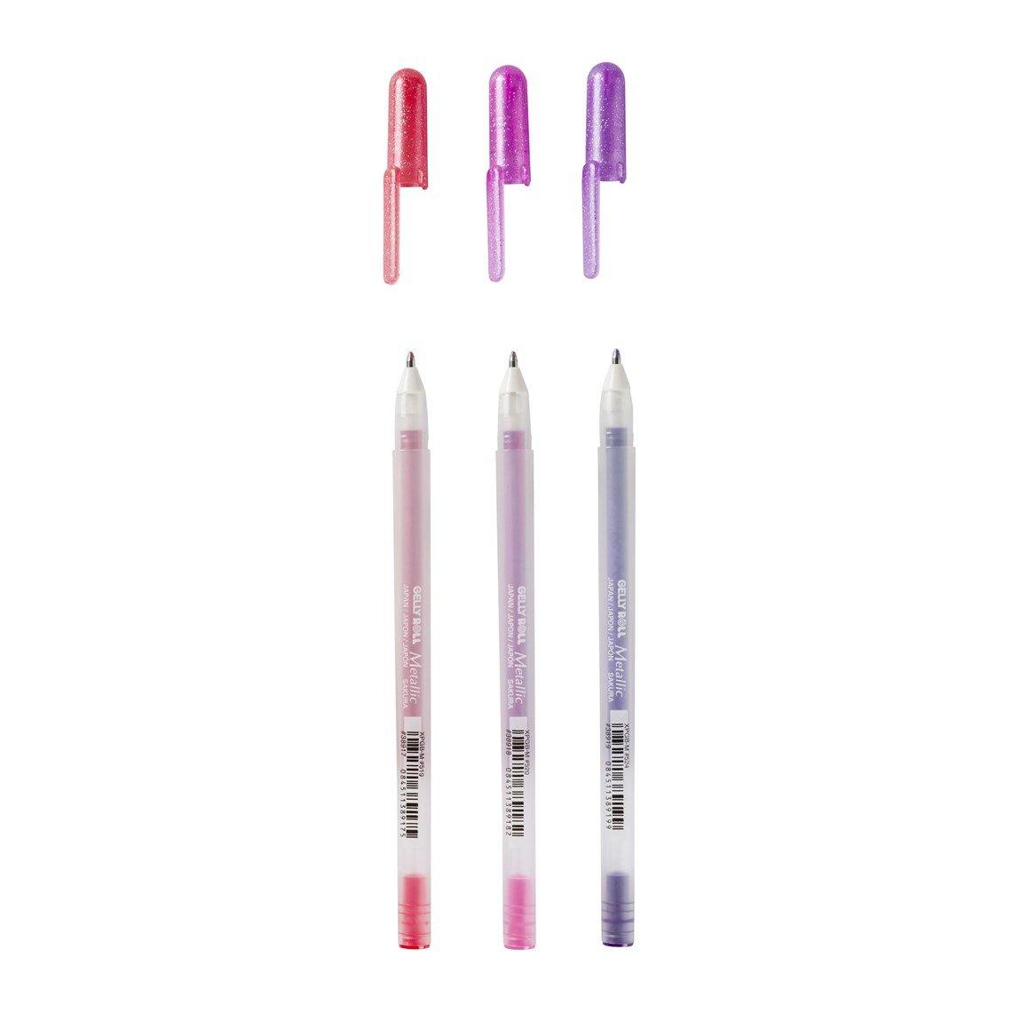Sakura Gelly Roll Gel Pens - Metallic Sweets, 3 Pack - Dotgrid