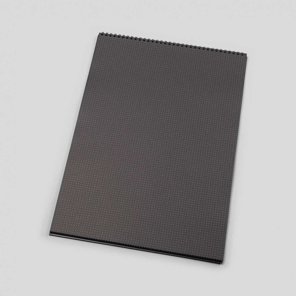 A3 Dot Grid Notebook - Black Pages - Dotgrid