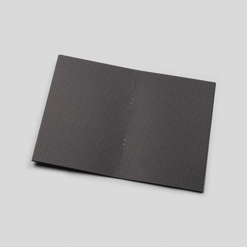 A5 Dotted Notepad With Dotted Black Pages – Dotgrid