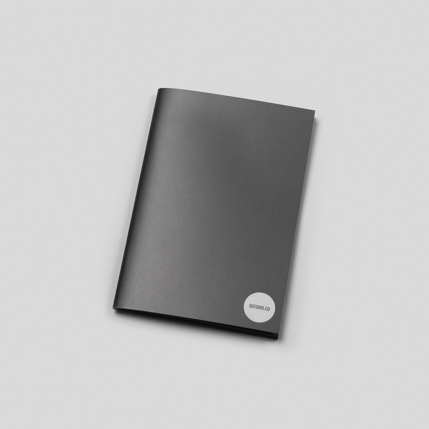 A6 Dot Grid Notepad - Black Pages - Dotgrid