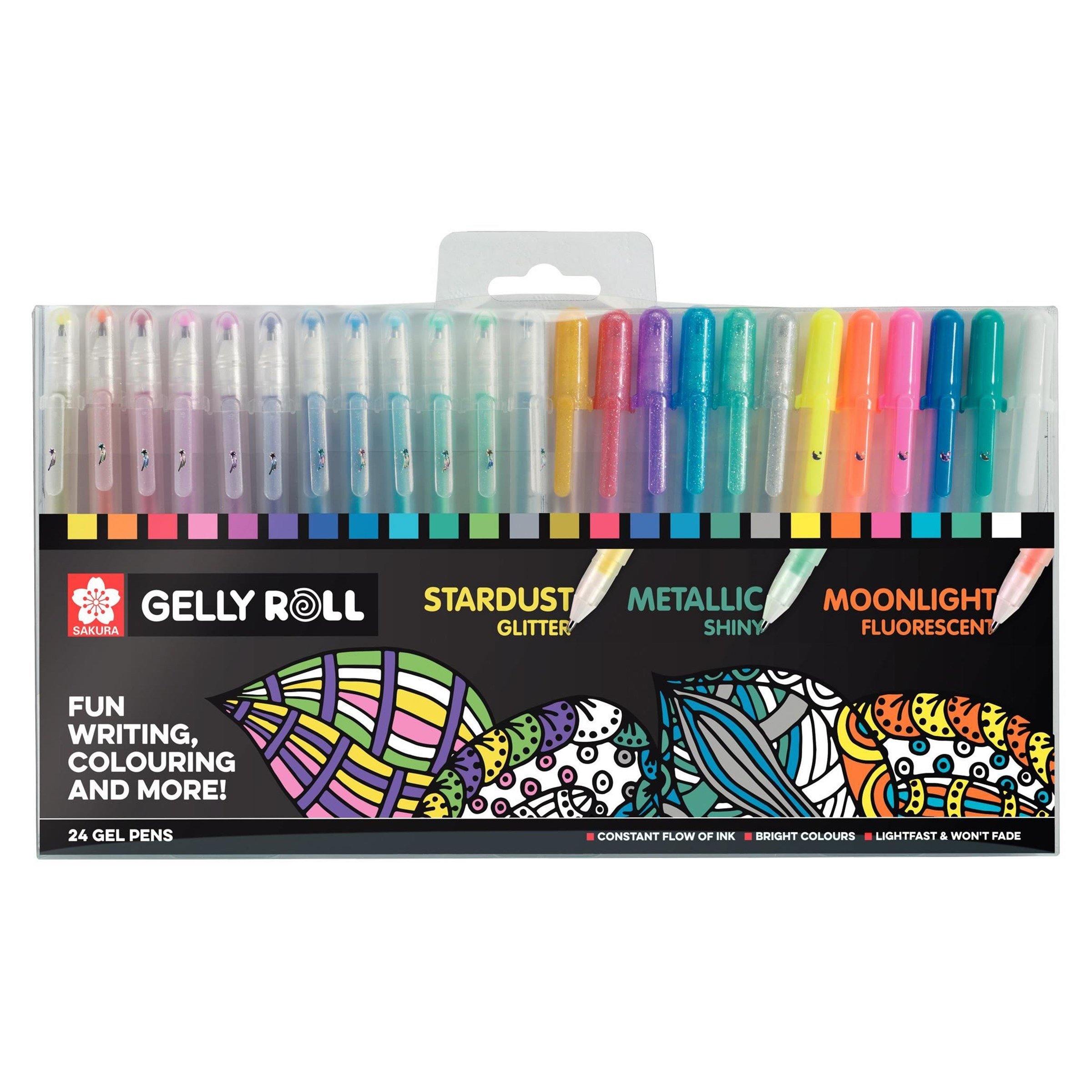 Gelly Roll Pens 74 Pack SAKURA Gelly Roll Moonlight 10 Gel Pens