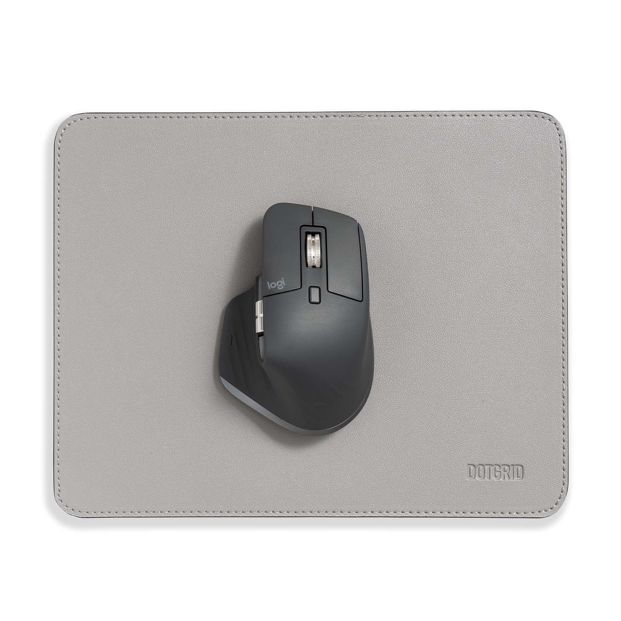 Computer Mouse Matt Mouse Mats | Premium Vegan-friendly Leather | Dotgrid