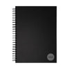 Hard Cover A5 Dot Grid Notebook - Black Pages - Dotgrid