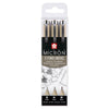 Sakura Pigma Micron Fineliner Pens - Black Set, 3 Pack - Dotgrid