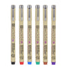 Sakura Pigma Micron 05 Fineliner Pens - Basic Colours, 6 Pack - Dotgrid