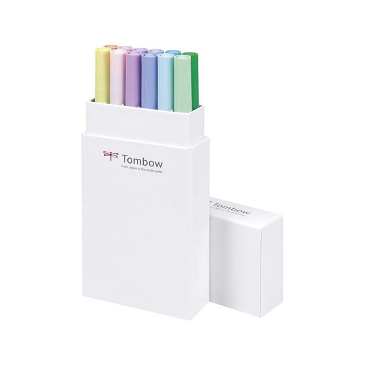 Tombow ABT Dual Brush Pens - Pastel, 12 Pack - Dotgrid